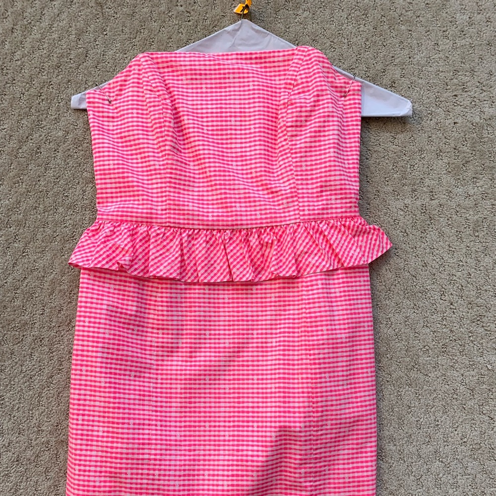 LILLY PULITZER | 💗💚 Neon Pink Dress (4) EUC